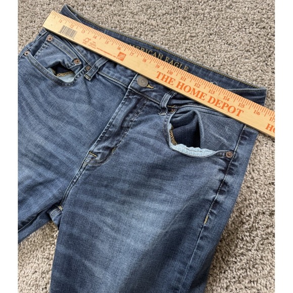 American Eagle Mens Original Boot Cut Jeans Medium Wash 32x32 (Measures 32x30) - Picture 7 of 8
